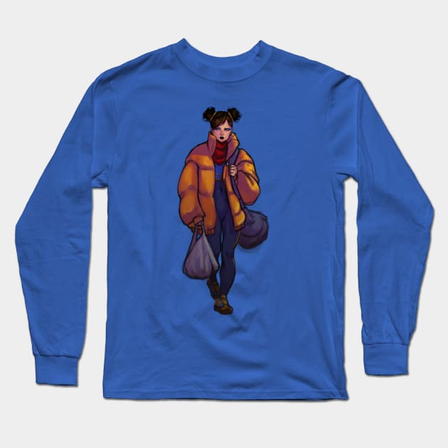 Chun Li Long Sleeve T-Shirt by tattts